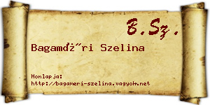Bagaméri Szelina névjegykártya